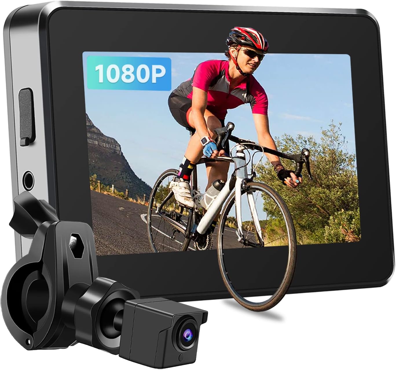 Ben's Bikes 1080P Rearview Camera & Handlebar Extender Bundle