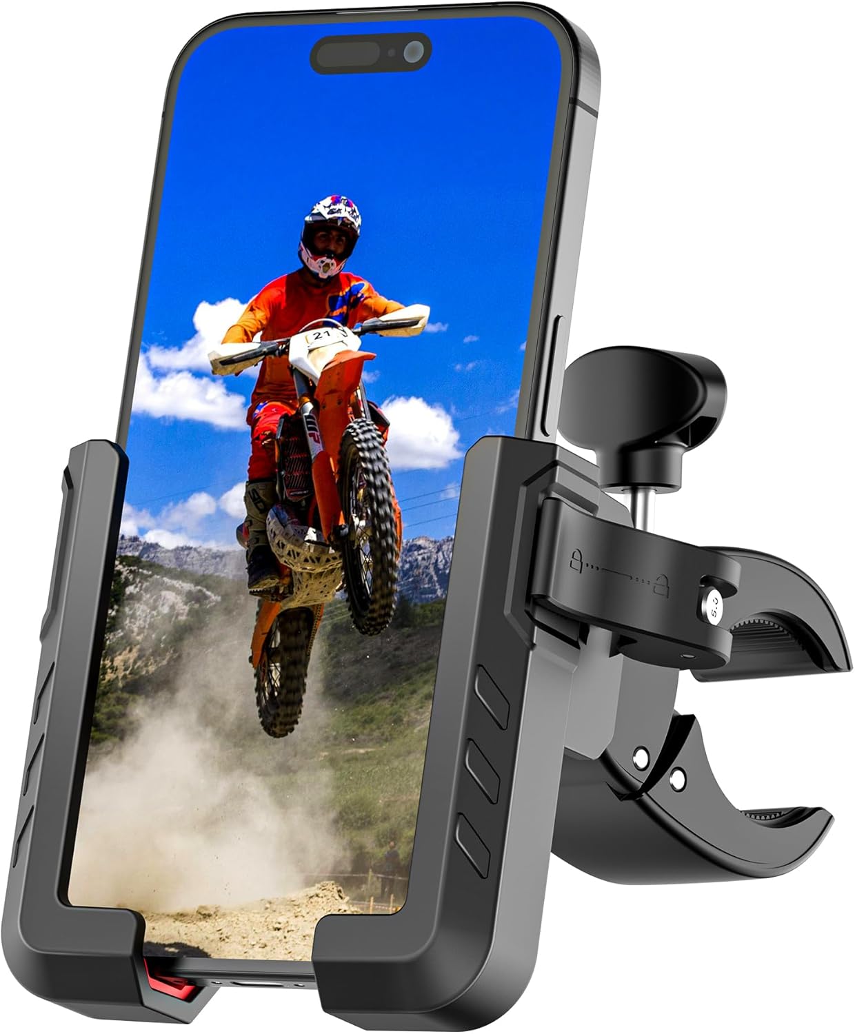 Ben's Bikes Universal Bike Phone Holder – Camera Friendly & 360° Rotation